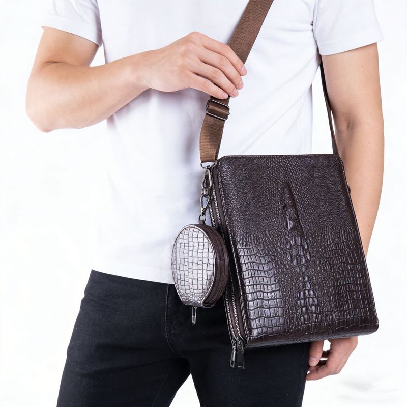 Leatherwork Essentials - Универсальная сумка-слинг из искусственной кожи —