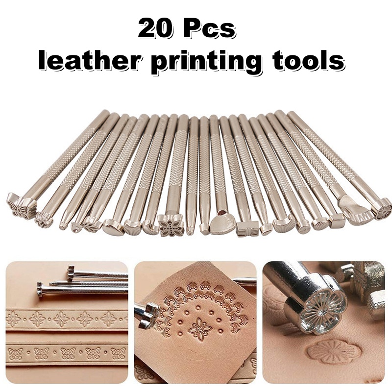 Leatherwork Embossing - Набор из 20 инструментов для тиснения