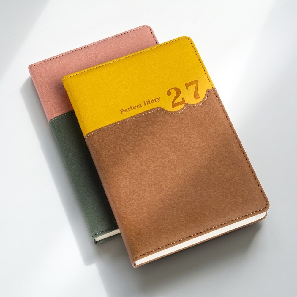 Leather Work Diary Covers - Ежедневник-планировщик для офисной работы 2027: Блокнот-ежедневник