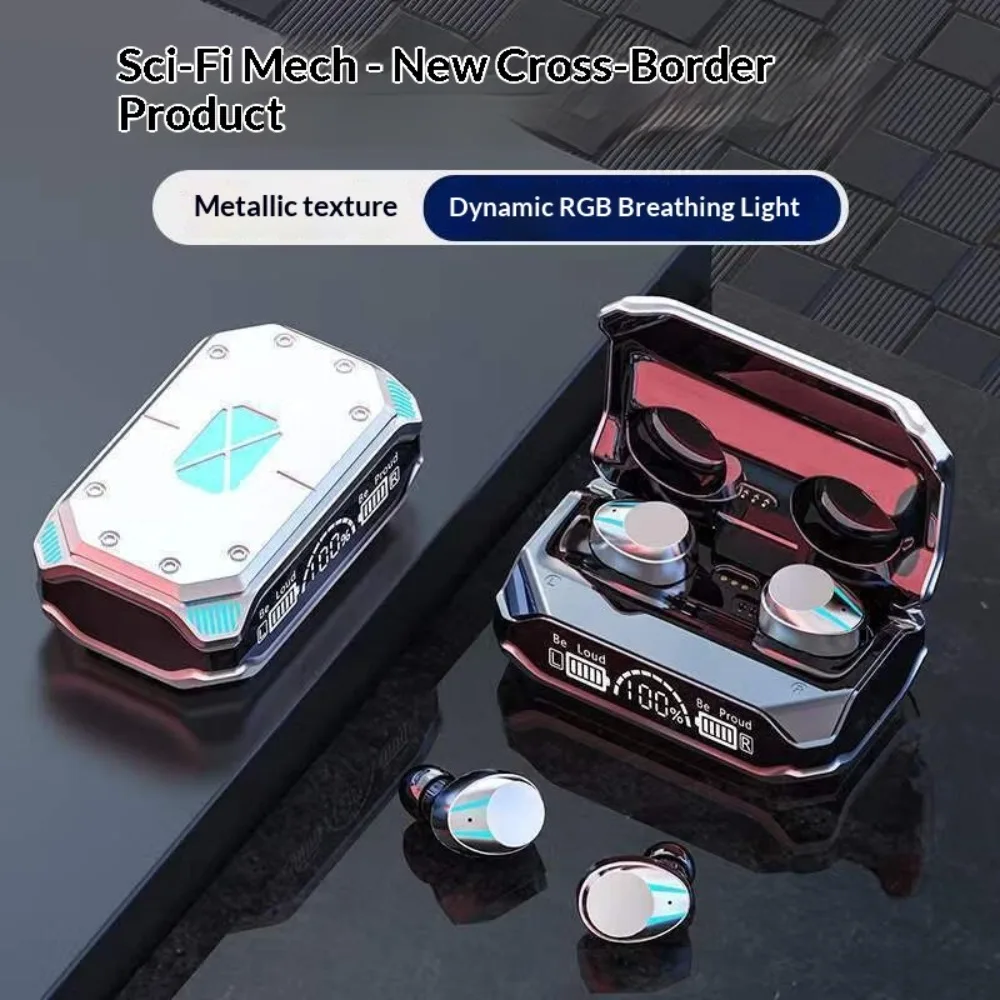 Leatherworking Leveling - Беспроводные наушники Bluetooth 5.3 с длительным