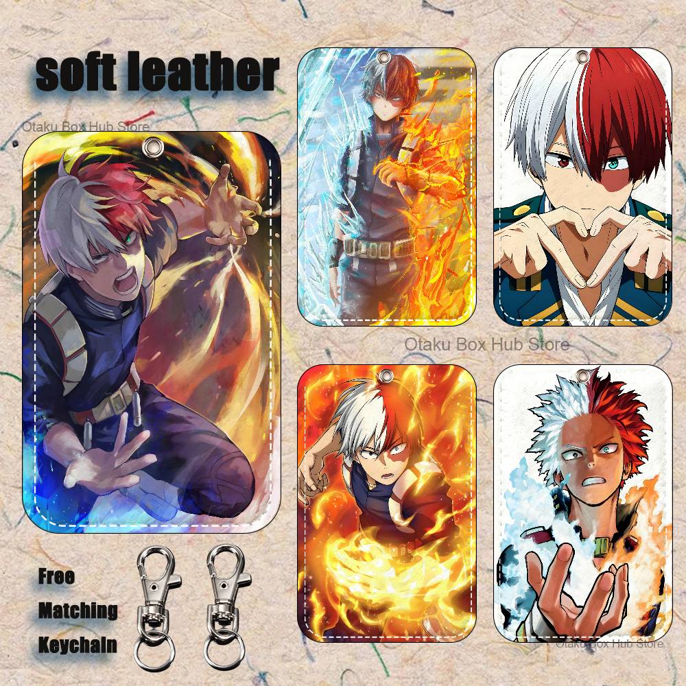 Leather Work In My Area - Брелок-держатель My H-Hero Todoroki для банковских