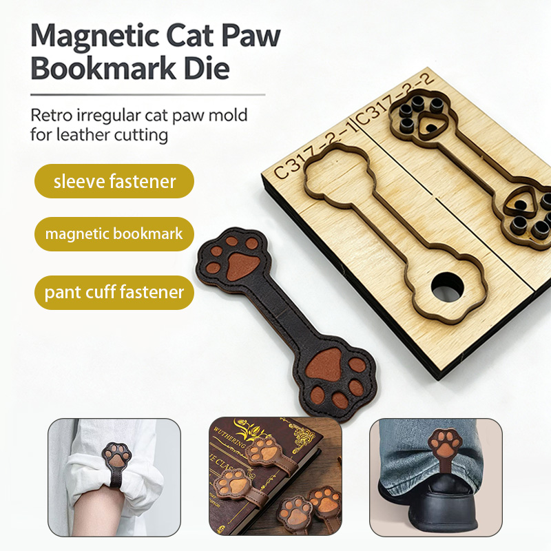 Leatherwork Ideas - C317 Форма для резки кожи «Кошачья