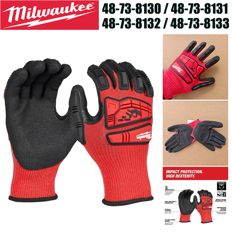Leatherworking Leveling - Рабочие перчатки Milwaukee Impact Cut Level