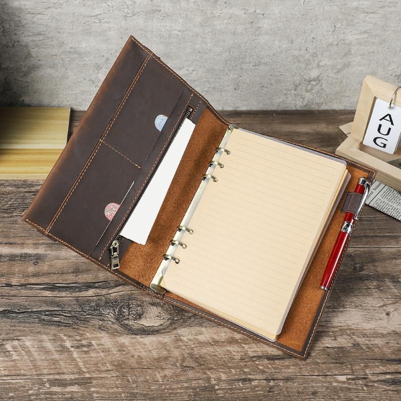 Кожаный журнал для школы, рабо – обзор и цена Leather Work Diary Covers