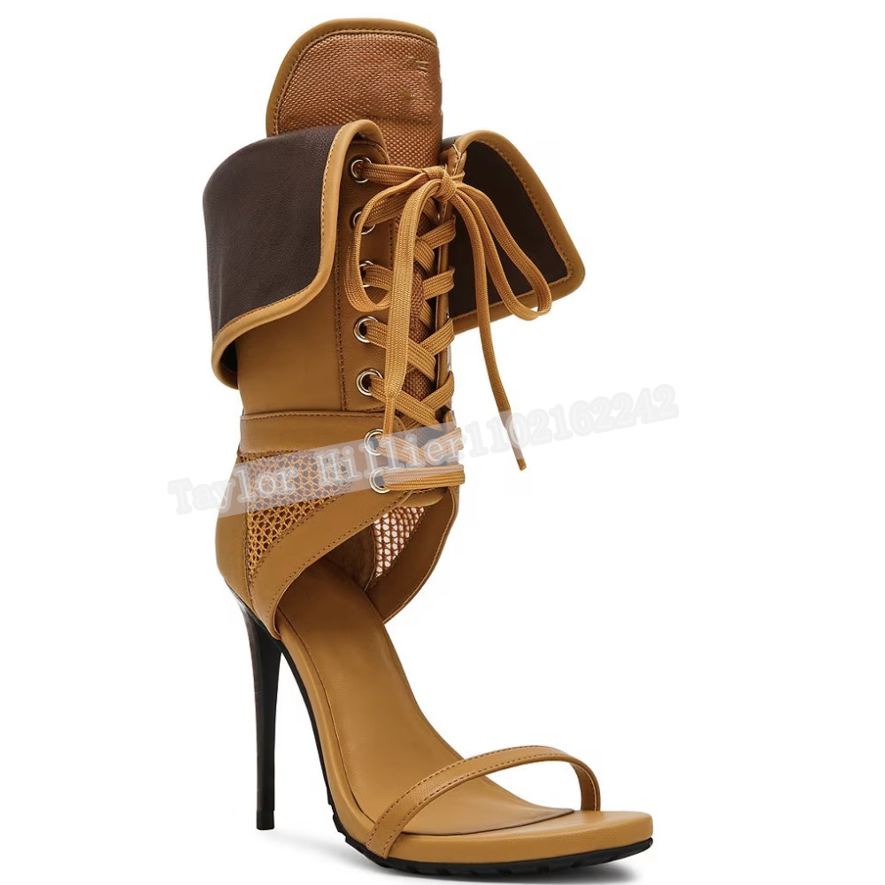 Женские босоножки на шпильке с – обзор и цена Leather Work Dress