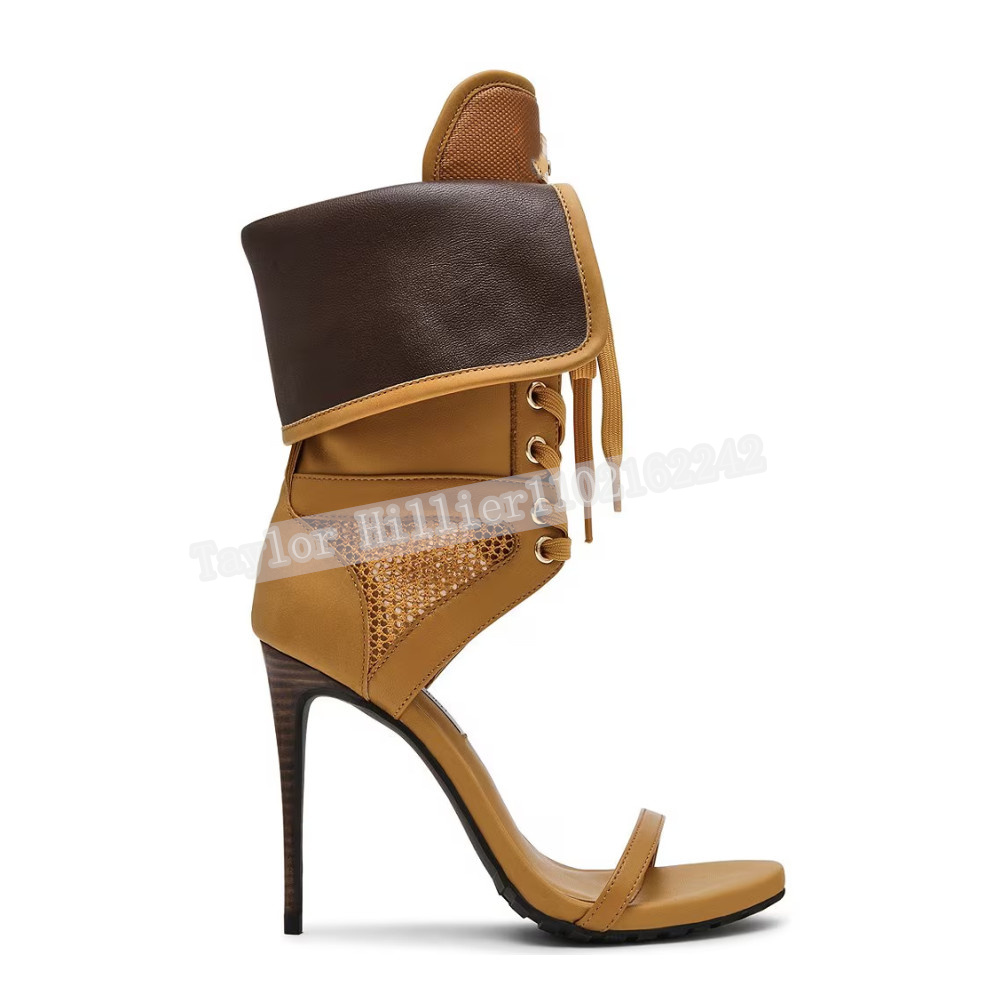 Женские босоножки на шпильке с – обзор и цена Leather Work Dress